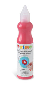 PINTURA PARA VIDRIO 75 ML CARMIN | 6 UNIDADES | (PRIMO)